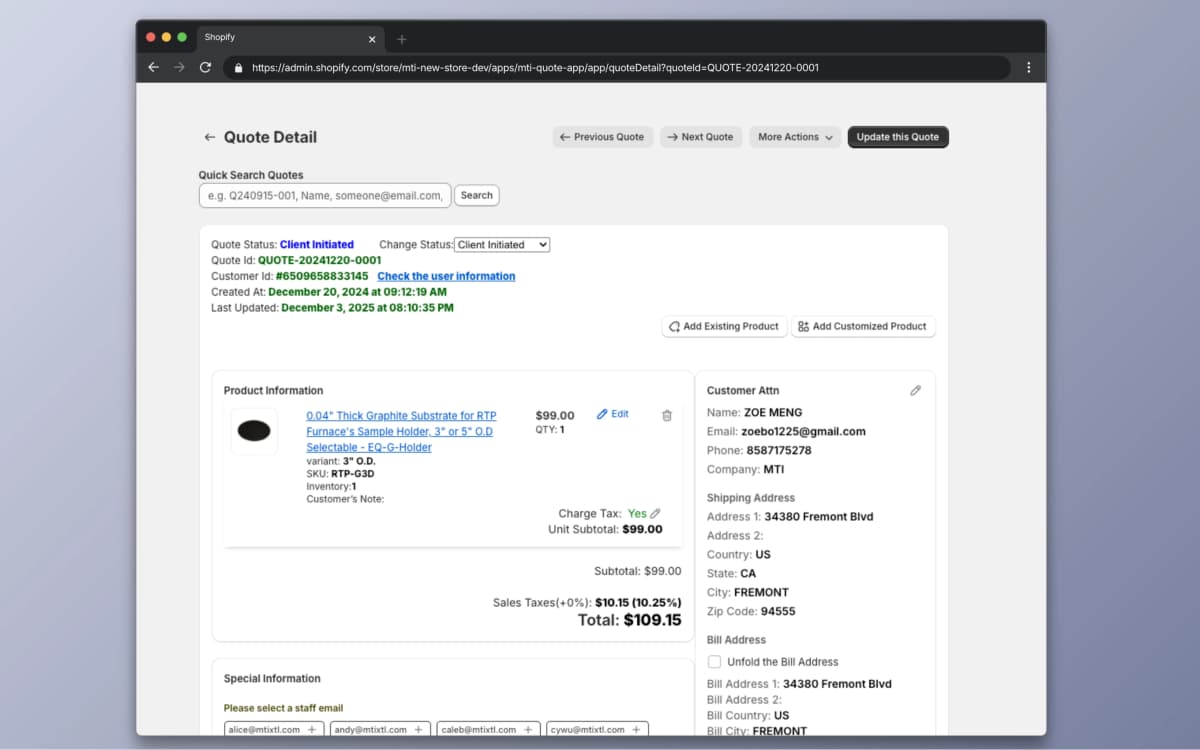B2B Quote Automation Ecosystem