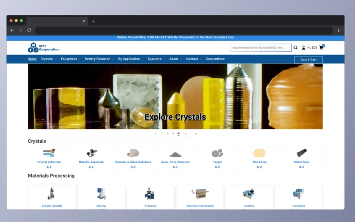 High-Performance B2B E-commerce Platform